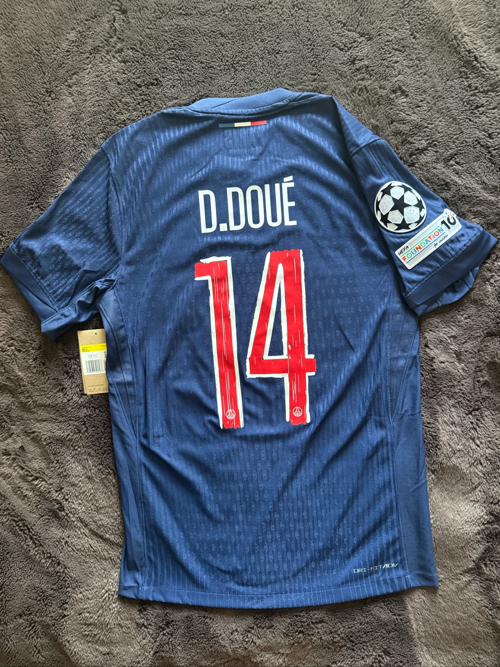 Officieel Psg-shirt 2024/2025 Doué Vapor Match Maat S Finale München Champions League Nieuw – photo 2